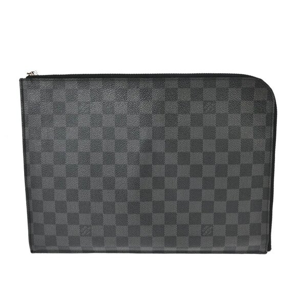 Louis Vuitton Damier Graphite Pochette Jules GM Clutch Bag - Picture 1 of 6